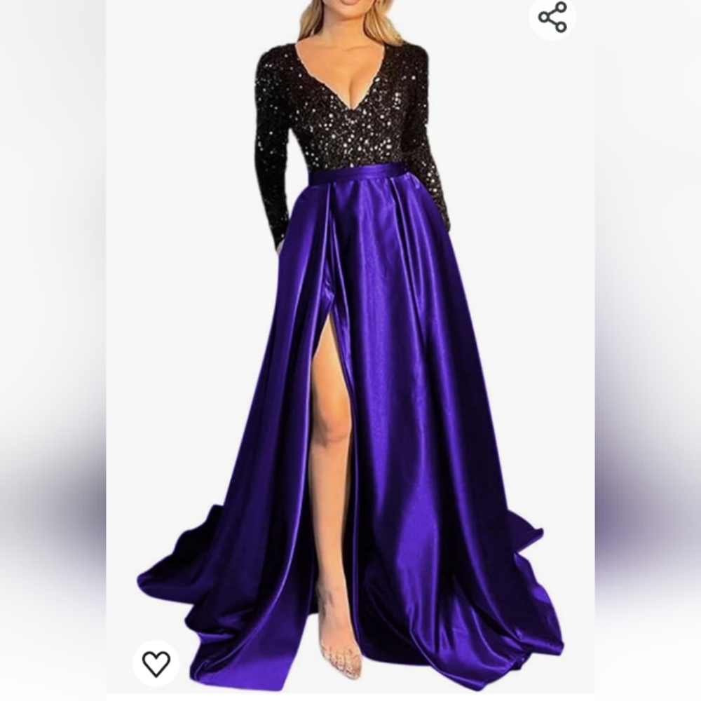Sequin&Satin Dress